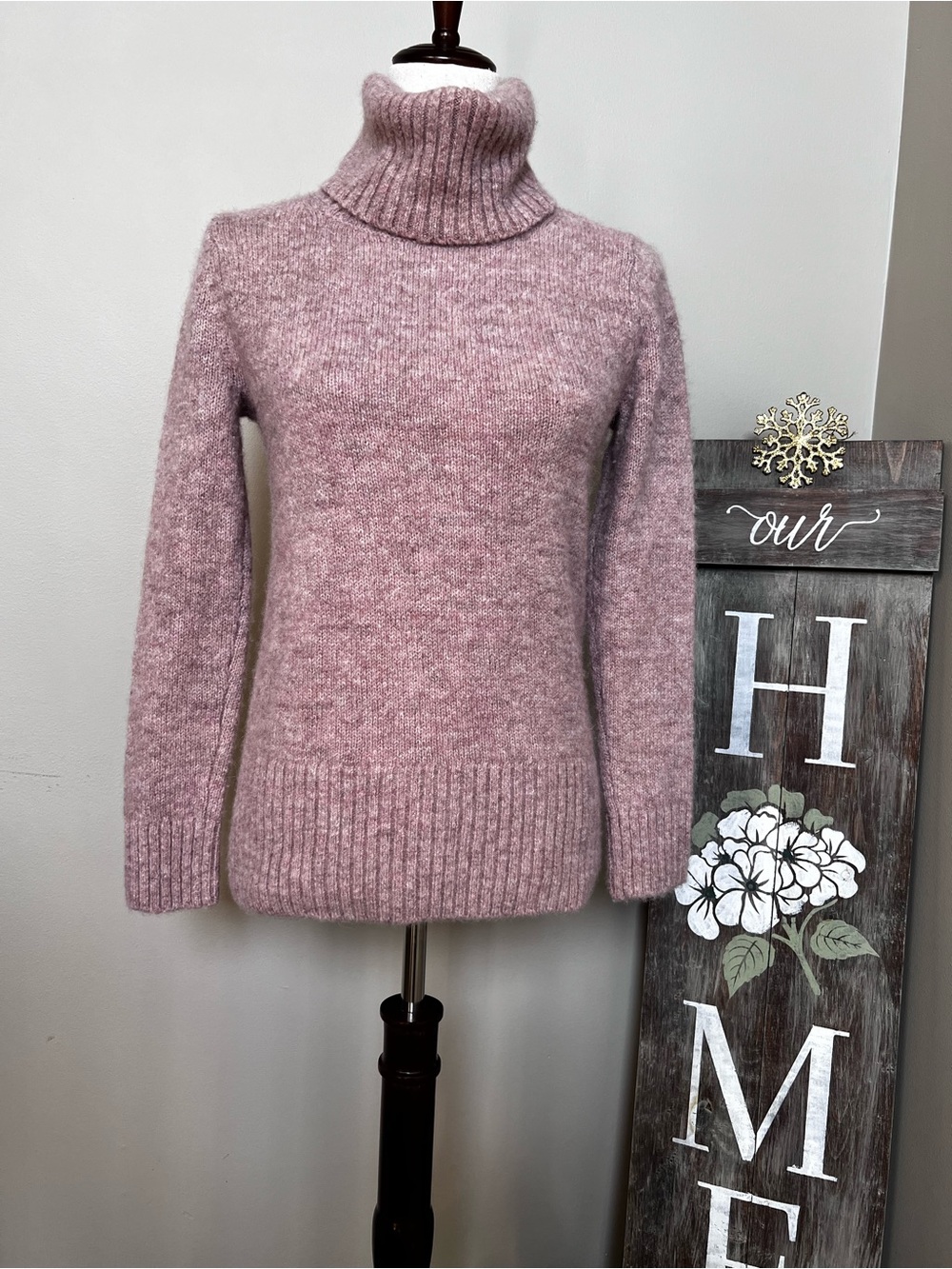 Club Monaco Italian Yarn Alpaca Cashmere Blend Turtleneck Sweater – XXS